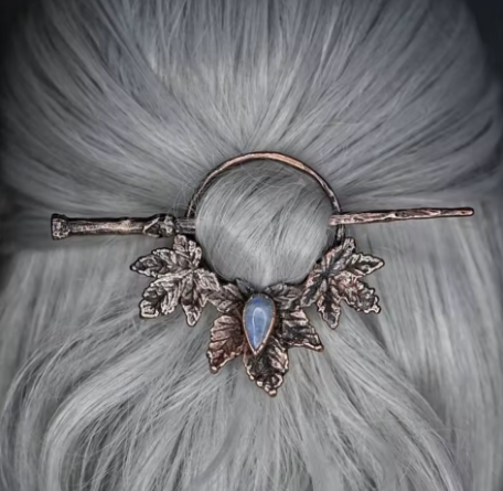 Forest Stone Hair Pin