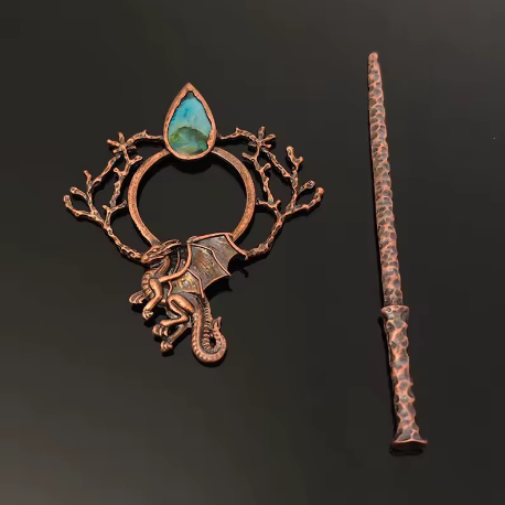 Bloody Dragon Hair Pin