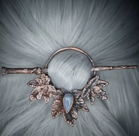 Forest Stone Hair Pin