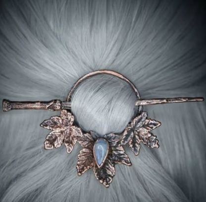 Forest Stone Hair Pin