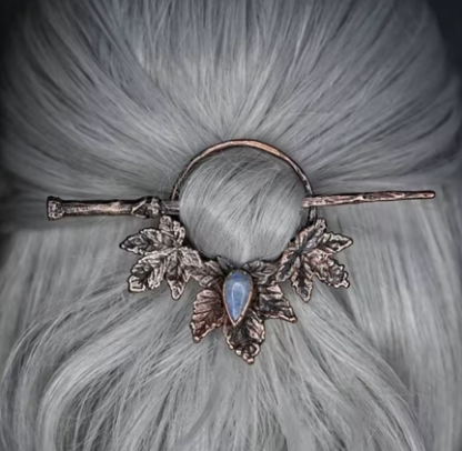 Forest Stone Hair Pin