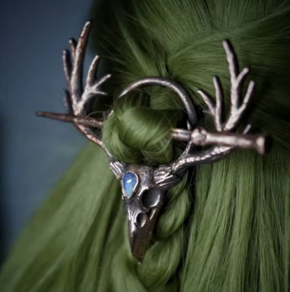 Deer Skull Hair Pin