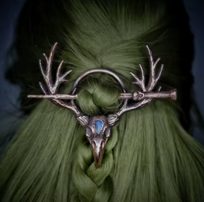 Deer Skull Hair Pin